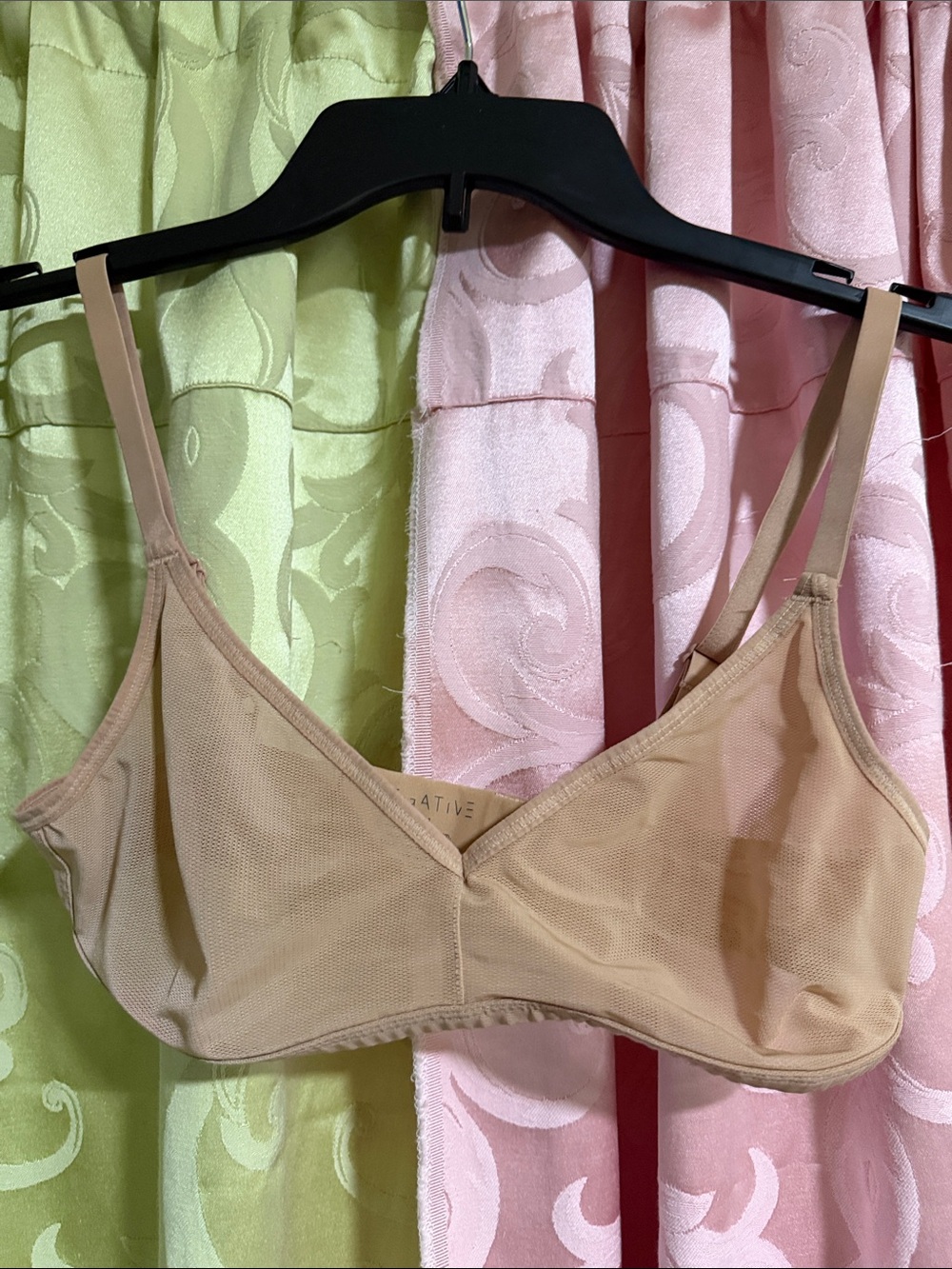 Negative Underwear Nude Mesh Wireless Bralette